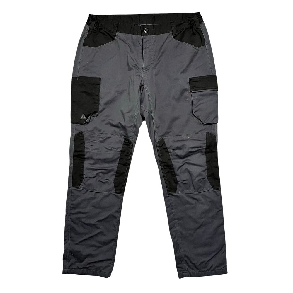 Delta Plus Mach 2 M2PW3 Regular Fit Gray Black Utility Work Pants Mens Size XL